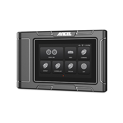 ANCEL HD3400 Heavy Truck Engine Diagnostic Scanner Compatible for Cummins CAT Detroit Paccar  All System DPF Regeneration Support 2 in 1 Truck And  Car Diagnostic 