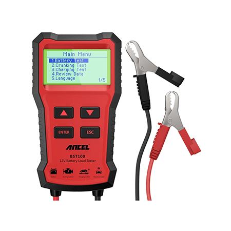 ANCEL BST100 Car Battery Charger Tester Analyzer 12V 2000CCA Voltage Battery Test Car Charging Circut load Tester Tools 