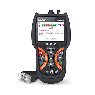 INNOVA 6030P OBD2 Scanner ABS Code Reader Check Engine Light-Diagnostic Scan Tool Live Data with Battery Test
