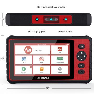 LAUNCH x431 Creader909 Full System 26+ Reset Services OBD2 Scanner Wifi DPF TPMS Oil Reset Scanner Car Diagnosis Tool-Obdzon-3