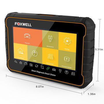 FOXWELL GT60 Automotive OBD2 Scan Tool Android Tablet Diagnostic OBD ii Scanner 7” Touchscreen All System Scanning with 19 Reset Functions-Obdzon-2