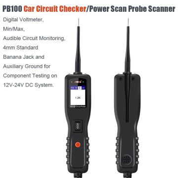 ANCEL PB100 Automotive Circuit Tester Probe Kit Vehicle Diagnostic Test Tool Car Digital Volt Meter Electrical Power AVOmeter AC/DC Voltage Tester-Obdzon-1