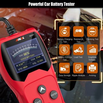 ANCEL BA201 Car Battery Tester Analyzer Charging test Crank test 12V car battery Diagnostic tools 100- 2000CCA-Obdzon-3