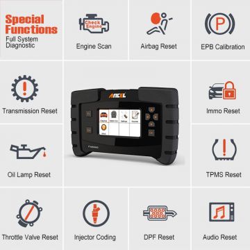 ANCEL FX6000 OBD2 Scanner Professional Car Diagnostic Tool Full Systems ABS SRS DPF Oil Reset ECU Coding ODB Automotive Scanner-Obdzon-1