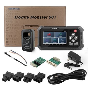 OBDPROG Codify Monster 501 Auto Key Master Car Remote EEPROM Chip Read OBDII EOBD Diagnosis Programming Erase Keys Read Key Numbers -Obdzon-4