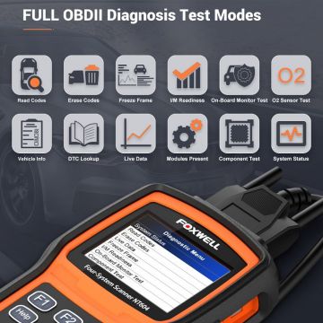 FOXWELL NT604 OBD2 Diagnostic Tool Engine ABS SRS Transmission Check Code Reader-Obdzon-2