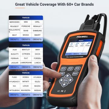 FOXWELL NT604 OBD2 Diagnostic Tool Engine ABS SRS Transmission Check Code Reader-Obdzon-3