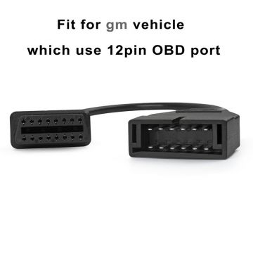 FOXWELL OBD OBD2 Connector for GM 12 Pin Adapter to 16Pin Diagnostic Cable GM 12Pin For GM Vehicles-Obdzon-5