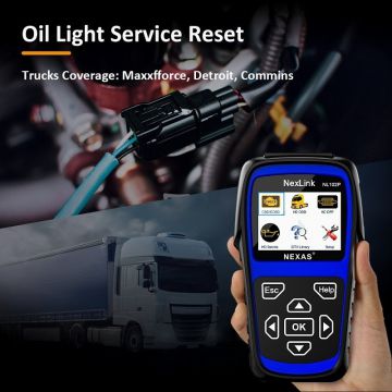 NEXAS NL102 Plus Diesel Heavy Duty Trucks Scanner DPF Regenerate Oil Light Reset for Truck Car and Truck 2 in 1 Code Reader-Obdzon-2