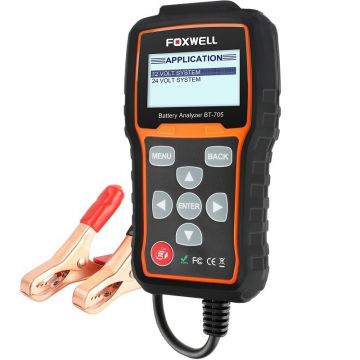 FOXWELL BT705 12V 24V Car Battery Tester System Diagnostic Analyzer Tool AGM GEL Type Car Truck Battery Analyzer-Obdzon-0