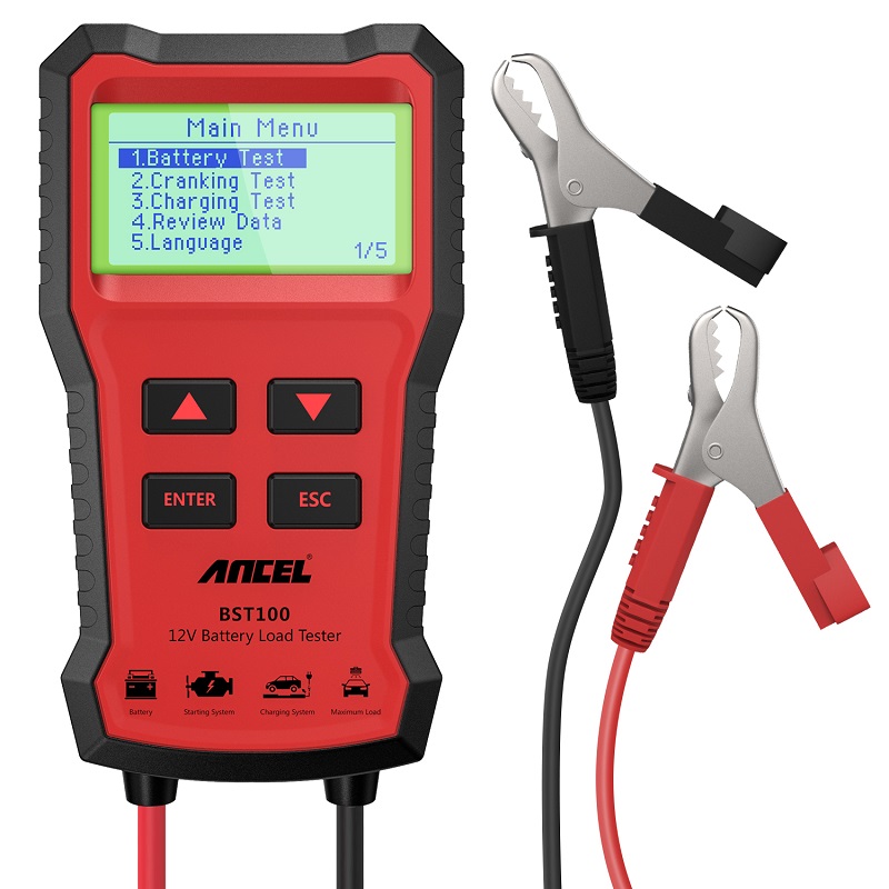 Image of ANCEL BST100 Car Battery Charger Tester Analyzer 12V 2000CCA Voltage Battery Test Car Charging Circut load Tester Tools