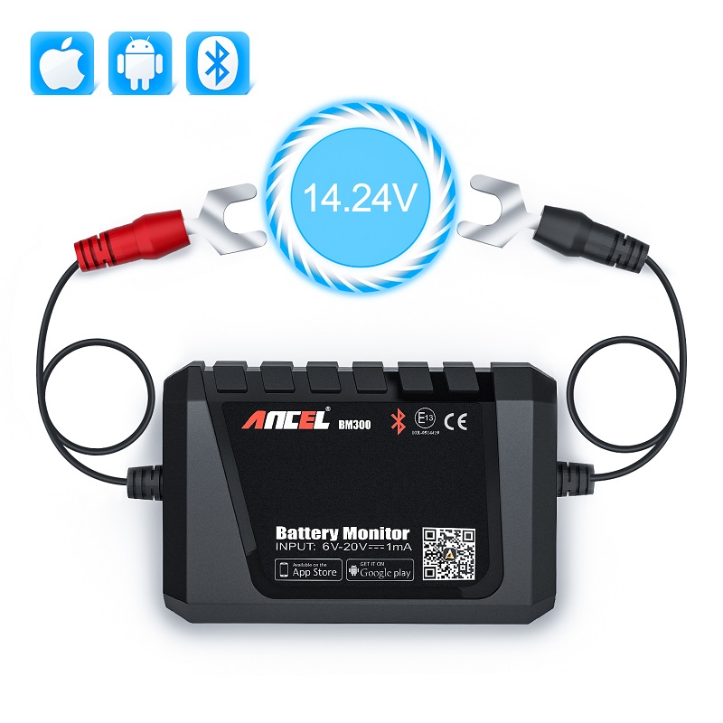 Image of ANCEL BM300 12V Bluetooth Battery Tester Electric Charging Cranking Test Voltage Test Battery Monitor For Android IOS