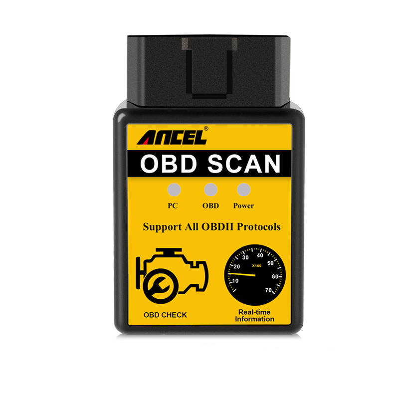 Image of ANCEL ELM327 OBD2 Scanner Bluetooth Car Diagnostic Tool Read Erase Errors Engine System OBDII EOBD Code Reader