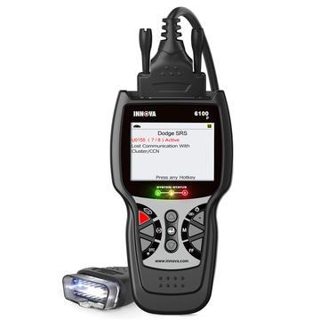 INNOVA 6100P Car Code Reader Diagnostic Tool SRS ABS OBD2 Scanner with Battery Alternator Test Service Light Reset Automotive Scanner-Obdzon-0