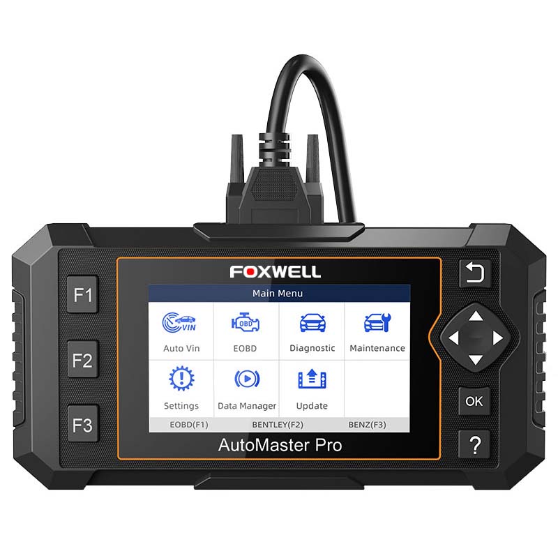 FOXWELL NT614 Elite Car OBD2 Scanner Transmission Engine ABS Airbag Code Reader EPB Tool with Oil Light Reset Diagnostic Tool 