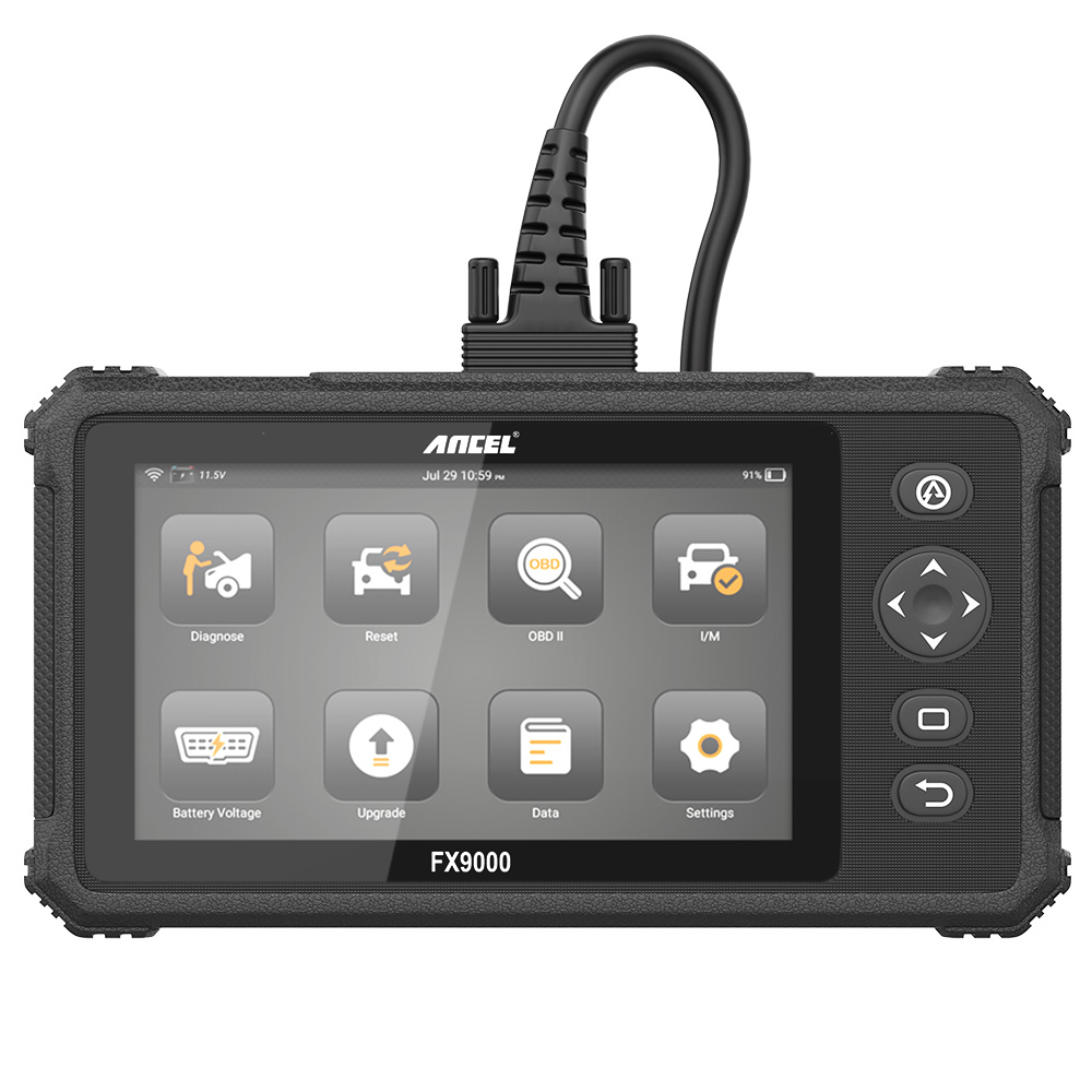 ANCEL FX9000 Professional OBD2 Scanner Full System Code Reader 7'' Touch Android Tablet Scanner with ABS Bleeding Oil EPB DPF SAS TPMS Reset 