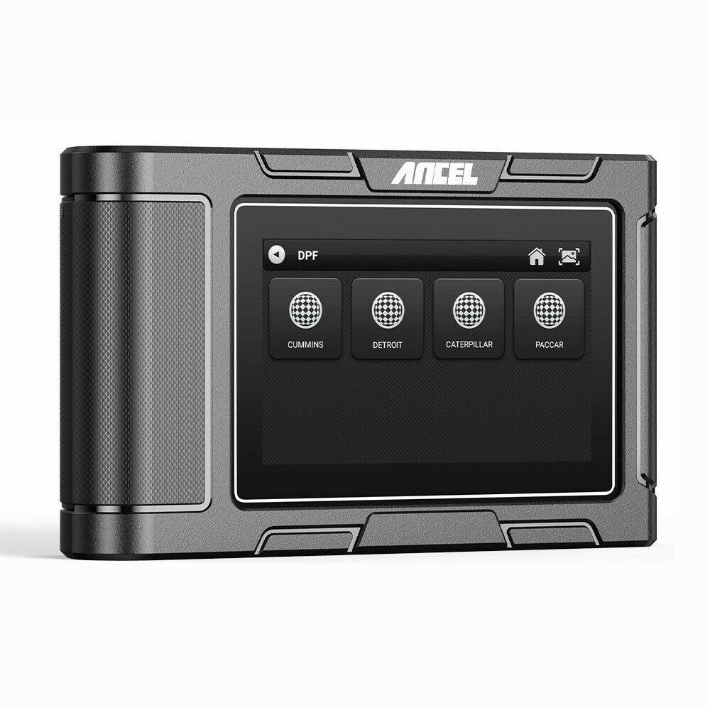 ANCEL HD3400 Heavy Truck Engine Diagnostic Scanner Compatible for Cummins CAT Detroit Paccar  All System DPF Regeneration Support 2 in 1 Truck And  Car Diagnostic 
