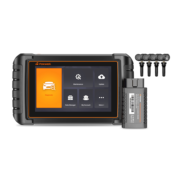 FOXWELL NT809TS Wireless Bluetooth OE-Level All System Bi-Directional Scan Tool TPMS Programming OBD2 Diagnostic Scanner