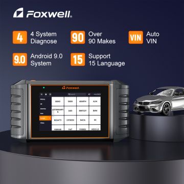 FOXWELL NT706 Four System Engine Transmission ABS SRS Automotive Code Reader Lifetime Free Update-Obdzon-2