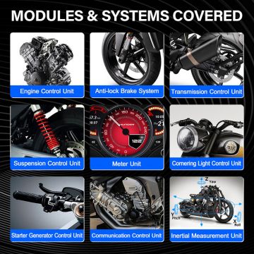 OBDPROG MOTO 100 All System Motorcycle Diagnostic Tool Engine ECU Coding ABS A/F Adjust TPMS EPB Auto Motor Analysis Scanner-Obdzon-1