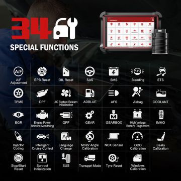 THINKCAR THINKTOOL PAD 8 Bi-directional Tool TPMS Make A/F Adjust All System ECU Coding With 34 Special Reset Functions-Obdzon-3