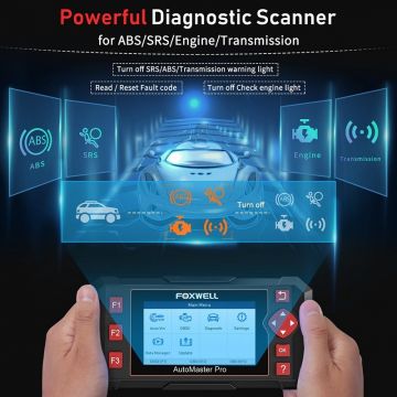 FOXWELL NT604 Elite Enhanced 4 Systems Diagnostic Scanner Support Full OBDII 10 Modes  ABS SRS Transmission Check Engine-Obdzon-2