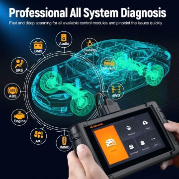 FOXWELL NT809 All System 30 Reset Service Functions Touch Screen OBD2 Diagnostic Scanner Support 2022 Modes Support One-Click WiFi Upgrade -Obdzon-1