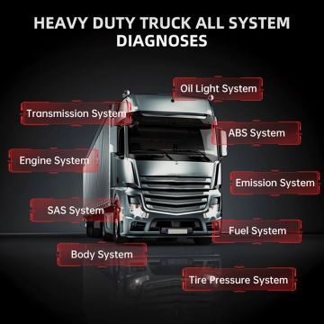 ANCEL HD3100 PRO Heavy Duty Disel Truck Scanner All System with DPF Regeneration for Freightliner, Peterbilt, Kenworth, Ford, Volvo, Mack, International-Obdzon-2