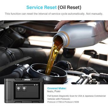 ANCEL HD3300 Heavy Duty Truck Scanner DPF Regeneration And Service Reset All System Diagnostic Diesel OBD2 Scanner-Obdzon-2