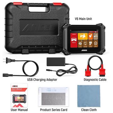 ANCEL V6 Bidirectional Scan Tool All-System Diagnostic Scanner with 15 Reset Functions Oil Reset ABS BMS DPF EPB SAS TPMS IMMO-Obdzon-6