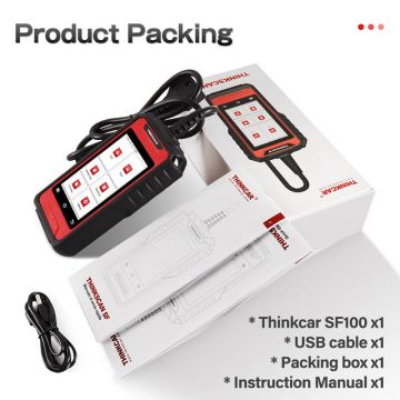 THINKCAR ThinkScan SF100 ABS SRS OBD2 Scanner Check Engine Car Diagnostic Scan Tool EPB Oil Service Reset WiFi Free Update-Obdzon-5