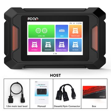 FCAR F801 Truck DPF Regeneration Scan Tool Full System Heavy Duty Truck Scanner with Service Reset-Obdzon-4