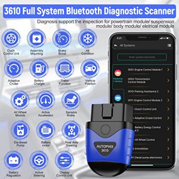 AUTOPHIX 3610 Bluetooth Diagnostic scan Tool for VW/ Audi/ Skoda/ SEAT Full-System Car Code Reader-Obdzon-1
