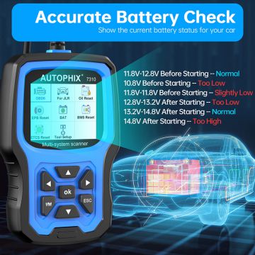 AUTOPHIX 7310 Full Systems Diagnostic Scan Tool Full Functions OBD2 Scanner Battery Registration Tool for All JLR-Obdzon-4