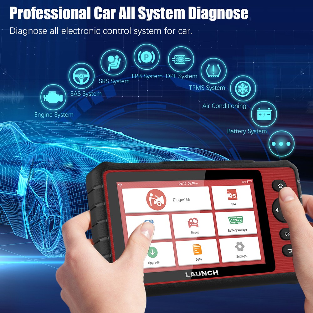 launch crp909 dianose all electronic control system for car